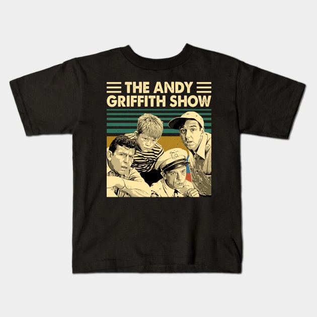 Funny Griffith Show Vintage Kids T-Shirt by Anthropomorphic